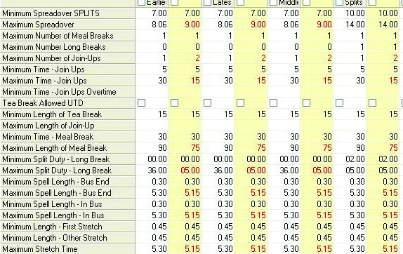 CrewPLAN screen