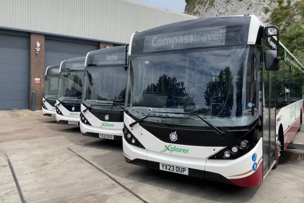 Compass Travel buses